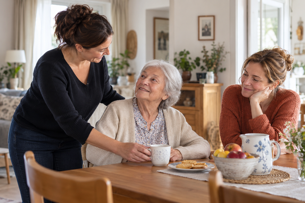 Aide Domicile Aidant Proche Soutien Quotidien Vignette