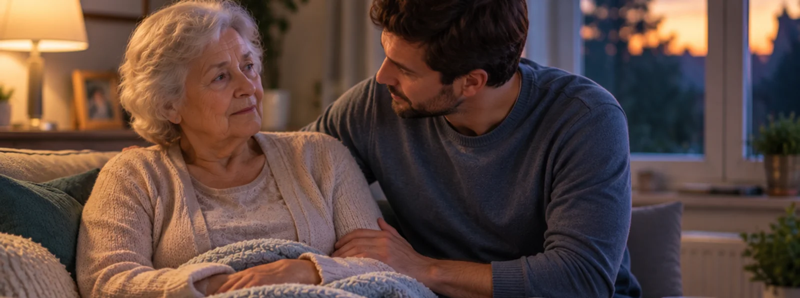 Angoisse Du Soir Alzheimer Aidant Bandeau